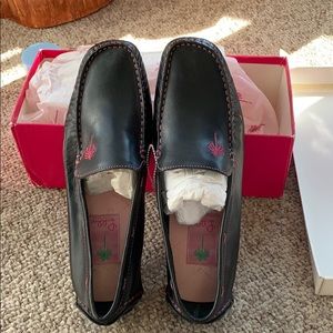 Lilly Pulitzer Moccasins - Black - Ladies Size 8